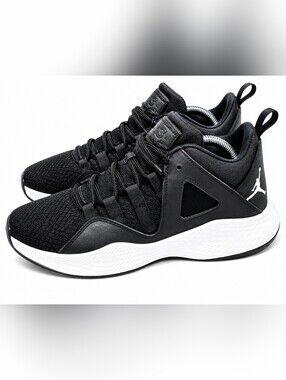 Jordan Fly '23 Black White Basketball Shoes Men's Size 7 Athletic Sneakers